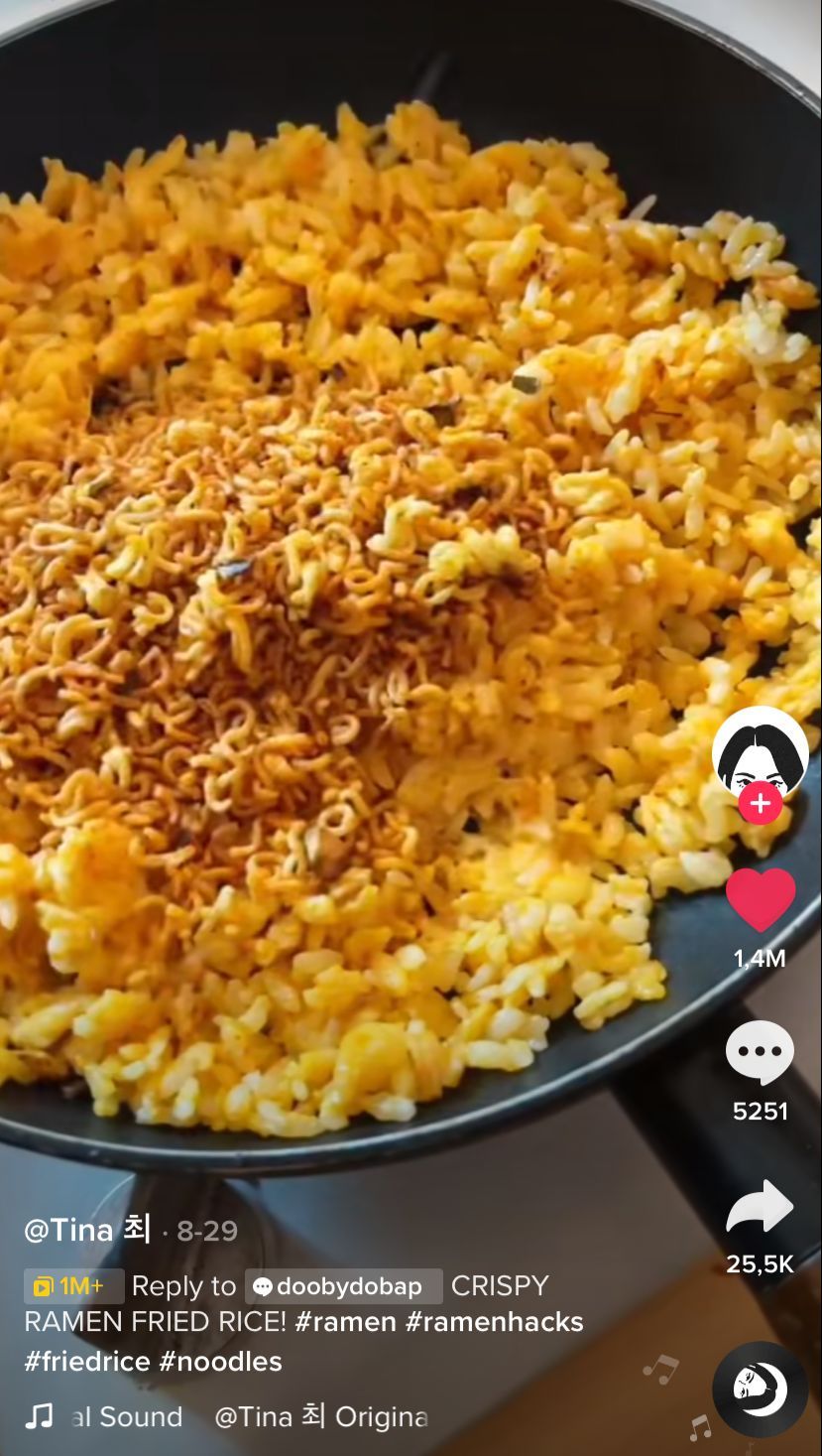 Viral Netizen Korea Bikin Nasi Goreng Campur Mie, Netizen Indonesia: Namanya Mawut