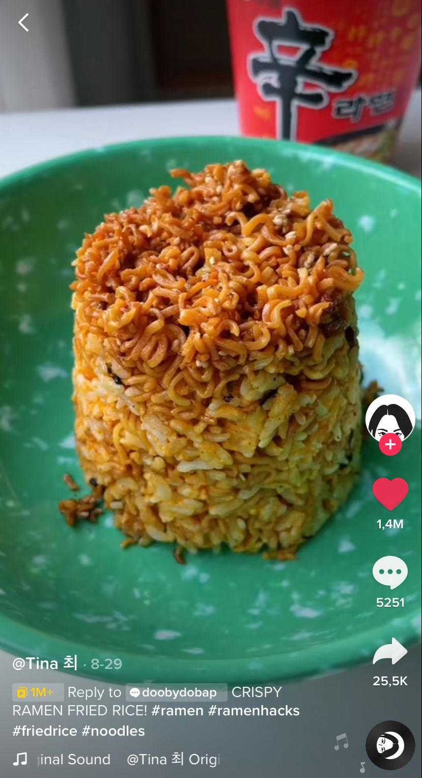 Viral Netizen Korea Bikin Nasi Goreng Campur Mie, Netizen Indonesia: Namanya Mawut