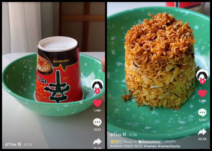 Viral Netizen Korea Bikin Nasi Goreng Campur Mie, Netizen Indonesia: Namanya Mawut