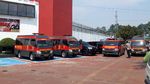 Jajaran Ambulans Siaga Usai Kebakaran Maut Lapas Tangerang