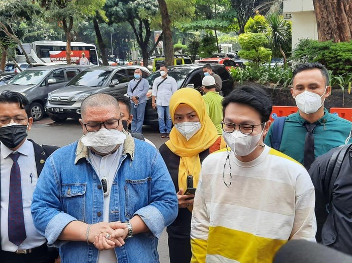 dr Richard Lee kembali jalani pemeriksaan di kasus akses ilegal di Polda Metro Jaya, Rabu (8/9/2021)