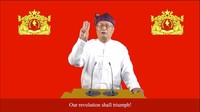 Pejabat Presiden Pemerintah Persatuan Nasional (NUG), Duwa Lashi La dalam siaran video memperingatkan pegawai negeri untuk tidak pergi ke kantor. Dia juga mendesak masyarakat untuk menghindari perjalanan yang tidak perlu, serta membeli obat-obatan dan kebutuhan sehari-hari. Dalam pernyataan terpisah, NUG menyatakan keadaan darurat hanya akan berakhir ketika pemerintahan sipil kembali berkuasa. National Unity Government via Facebook via AP.
