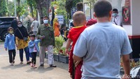 Kedatangan mereka untuk meminta keterangan terkait kondisi warga binaan yang menjadi korban kebakaran.