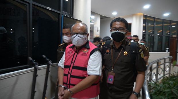 Konferensi pers penetapan tersangka korupsi pembelian gas BUMD Sumsel