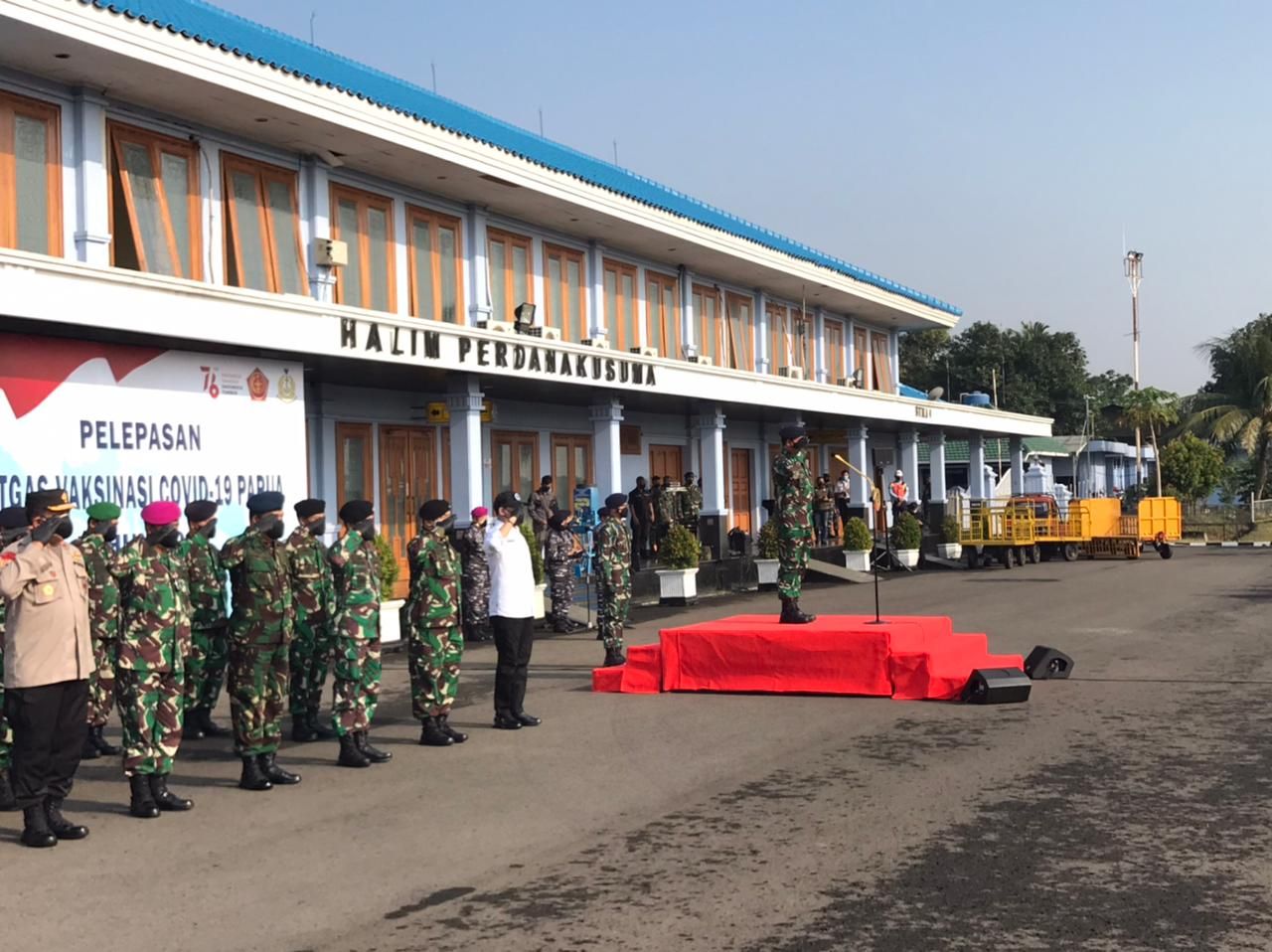 Pelepasan Nakes ke Papua