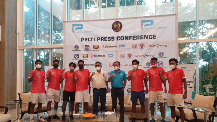 PP Pelti Lepas Tim Davis Indonesia di rumah Djan Faridz, Selasa (7/9/2021) siang WIB