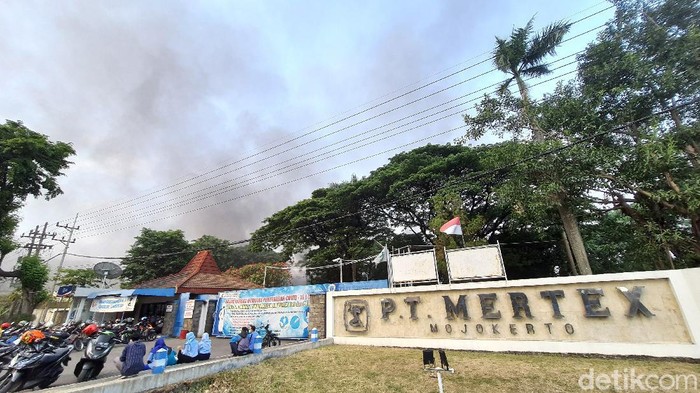 pt mertex terbakar