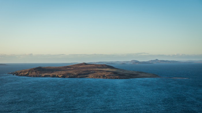 Pulau Gruinard di Skotlandia