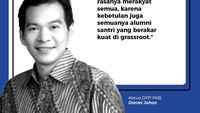 Ketua DPP PKB, Daniel Johan percaya Muti tak sedang menyindir menteri dari PKB. Pasalnya, dia mengklaim menteri dari partainya merakyat semua.