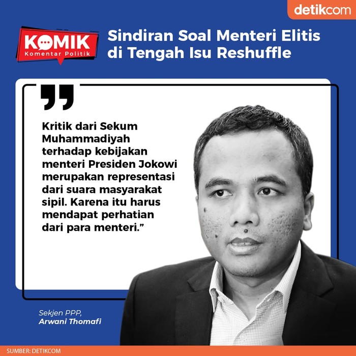 Sindiran Soal Menteri Elitis di Tengah Isu Reshuffle (Tim Infografis)