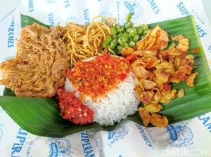 Superames: Huaaah! Nasi Rames Komplet Pakai Sambal Terpedas di Dunia