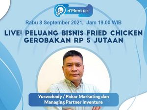 dMentor: Peluang Bisnis Fried Chicken Gerobakan Rp 5 Jutaan