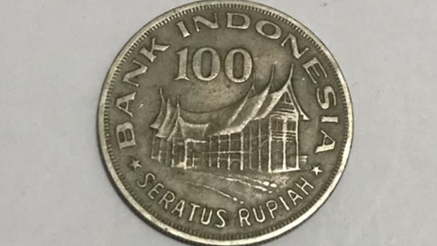 Uang koin 100 rupiah 1978. Ist