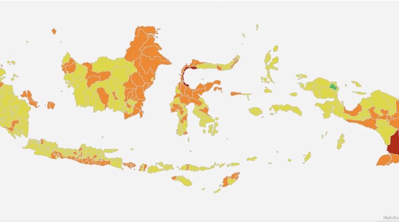 Zona merah per 5 September 2021