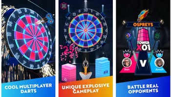 Olahraga Darts memiliki turnamen skala Internasional lho. Sebalum beli alatnya, main di Darts of Fury terlebih dahulu saja. Foto: (Google Play Store).