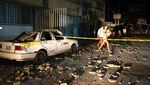 Diguncang Gempa, Warga Meksiko Tidur di Jalan