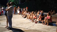 Wali Kota Acapulco Adela Roman mengatakan bahwa gempa tersebut memicu ketakutan di kota itu. AP Photo/Bernardino Hernandez  