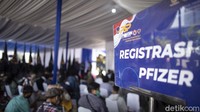 Vaksinasi COVID-19 bagi warga usia 12 tahun hingga ibu menyusui di DKI Jakarta dan sekitarnya ini berlangsung tanggal 6-26 September 2021 dengan menggunakan vaksin Pfizer dan Sinovac.