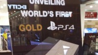 PS4 ini lain dari biasanya. Terbuat dari emas! Foto: Dok. Istimewa