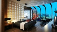 Ada hotel mewah di dalam akuarium. Foto: Dok. Istimewa