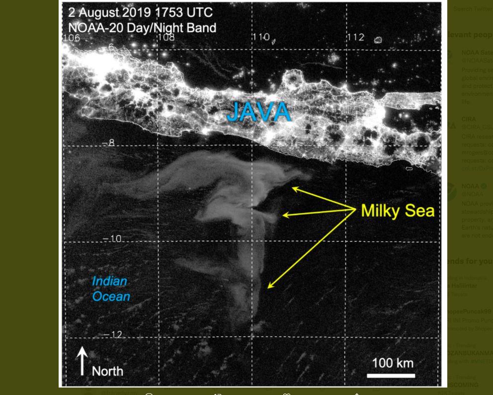Fenomena Laut Selatan Jawa Bercahaya