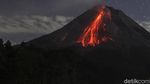 Merapi Muntahkan 46 Kali Lava Pijar Selama 12 Jam