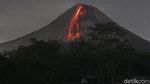 Merapi Muntahkan 46 Kali Lava Pijar Selama 12 Jam