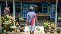 Pembagian telur gratis ini dilangsungkan di tengah anjloknya harga komoditas telur ayamFoto: Jalu Rahman Dewantara/detikcom