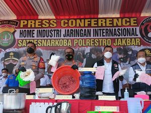 Home Industry di Perumahan Elite Tangerang Produksi 20 Kg Sabu Per Bulan