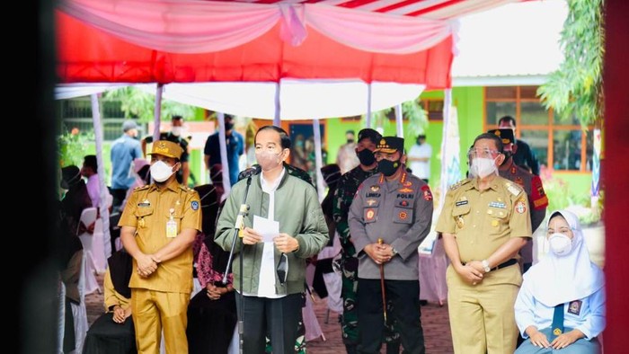 Presiden Jokowi di Wajo Sulsel