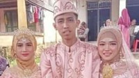 Terbaru, seorang pria asal Empat Lawang menambah daftar pria menikahi dua wanita sekaligus di Sumsel. Pria bernama Jek (24), menikahi dua wanita sekaligus, yakni Linda (20) dan Vivin (19).  (Foto: Dok istimewa)