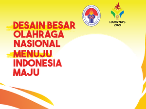 Twibbon Haornas 2021, Yuk Bikin untuk Ramaikan Hari Olahraga Nasional