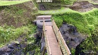 Trekking pagi hari di Tegallalang.