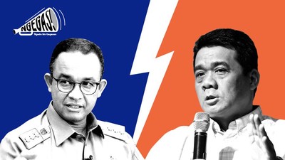 Kala Anies dan Riza Beda Suara