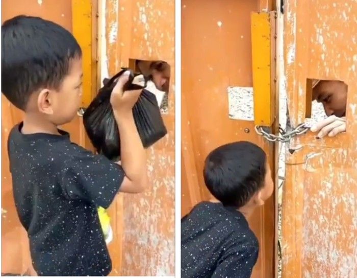 5 Kisah Haru saat Kirim Makanan, Tempuh 5 Jam Perjalanan dan Terhalang Pagar
