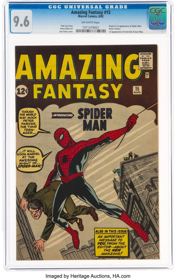 Komik Amazing Fantasy #15 laku terjual Rp 51,2 Miliar Komik Amazing Fantasy #15 laku terjual Rp 51,2 Miliar