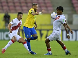 Brasil Atasi Peru, Neymar Cetak Gol dan Assist