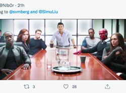 Foto Lucu Meme Simu Liu Aktor Film Shang-Chi
