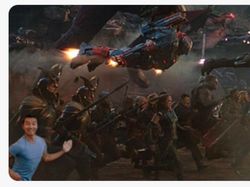 Foto Lucu Meme Simu Liu Aktor Film Shang-Chi