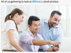 Foto Lucu Meme Simu Liu Aktor Film Shang-Chi