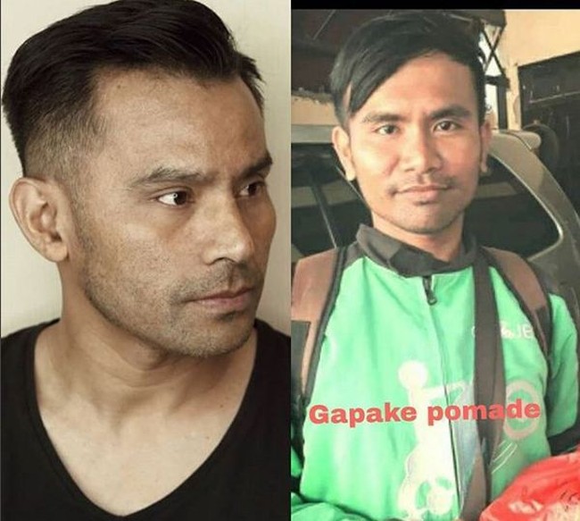 Kali ini giliran penyanyi Judika yang punya kembaran dari orangtua yang berbeda. Jika disandingkan seperti ini, wajah Judika dan sang pengemudi ojek online memang terlihat sangat mirip. Foto: Instagram/@newdramaojol.id