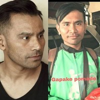Kali ini giliran penyanyi Judika yang punya kembaran dari orangtua yang berbeda. Jika disandingkan seperti ini, wajah Judika dan sang pengemudi ojek online memang terlihat sangat mirip. Foto: Instagram/@newdramaojol.id
