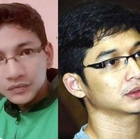 Kalau fotonya disandingan bersebelahan, pengemudi ojol yang satu ini memang terlihat cukup mirip dengan Pasha. Selain itu di dalam foto keduanya pun sama-sama mengenakan kacamata dan gaya rambutnya juga mirip. Foto: Instagram/@gojek24jam