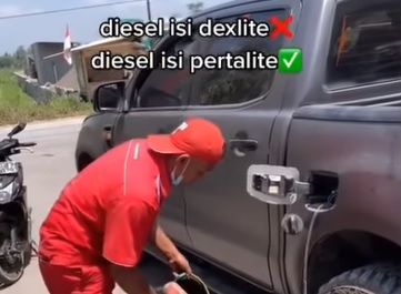 Mobil salah isi BBM