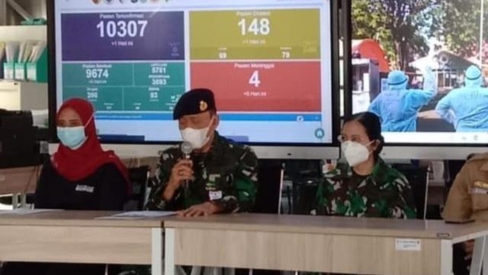 Penanggung jawab Lapangan Indrapura (RSLI) Surabaya, Laksamana Pertama dr Ahmad Samsulhadi MARS