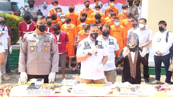 Polda Lampung tangkap 153 bandit selama Agustus-September 2021