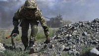 Tentara dari berbagai negara yang bertetangga dengan Afghanistan menggelar latihan bersama.