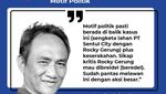 Rocky Gerung vs Sentul City Disiram Bensin Tuduhan Motif Politik