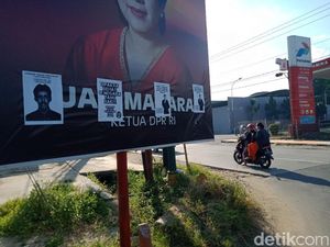 Selebaran Dipaksa Sehat Nempel di Baliho Puan, PDIP Klaten Bilang Begini