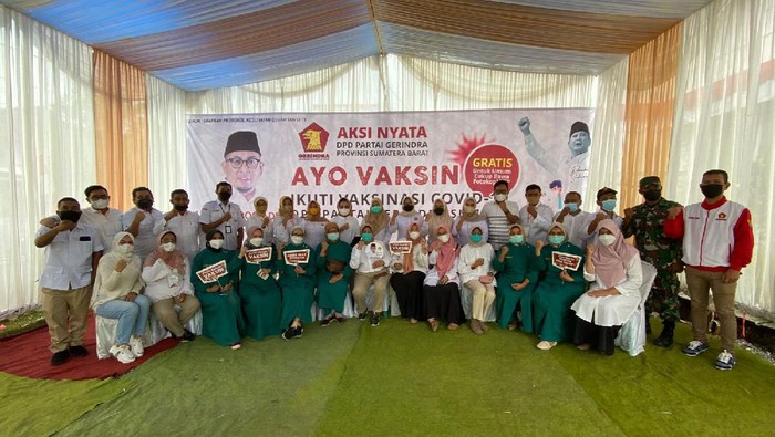 Vaksinasi Gerindra
